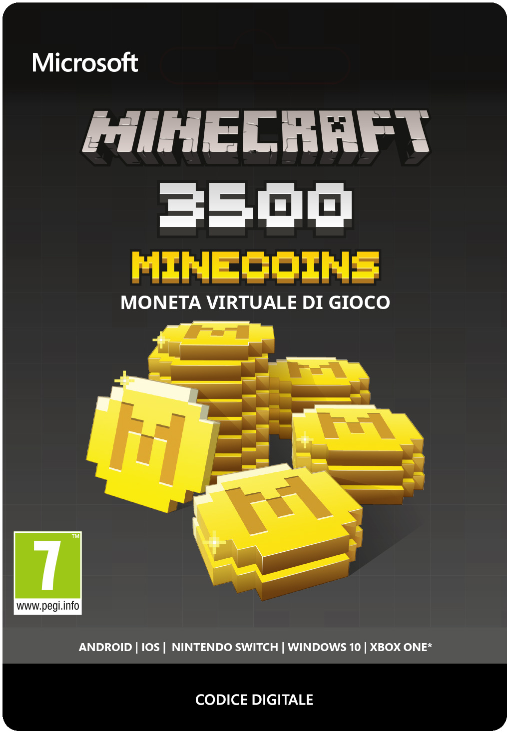 Minecraft Minecoins 3500 Coins
